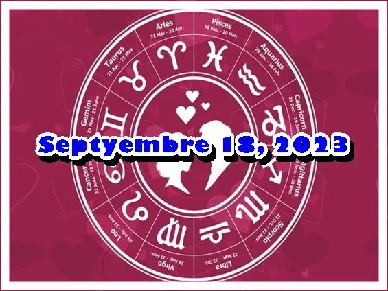 Love Horoscope Setyembre 18 2023