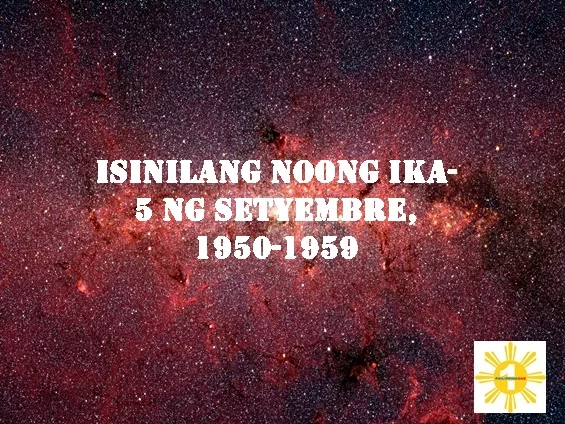 Isinilang noong ika-5 ng Setyembre, 1950-1959