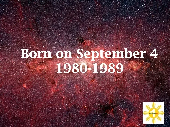 Born on September 4 1980-1989 with Life Path Numbers