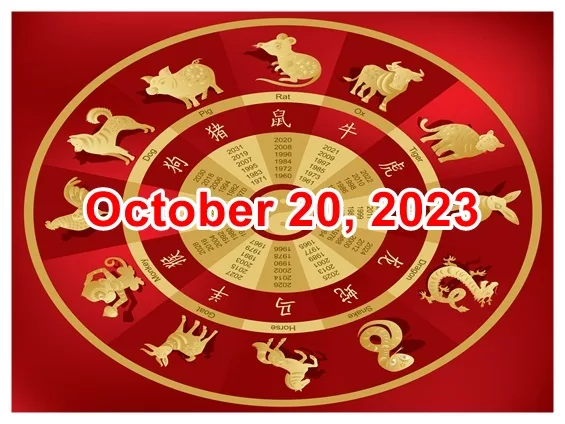 Chinese Horoscope (ENG) October 20, 2023