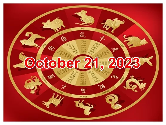 Chinese Horoscope (ENG) October 21, 2023
