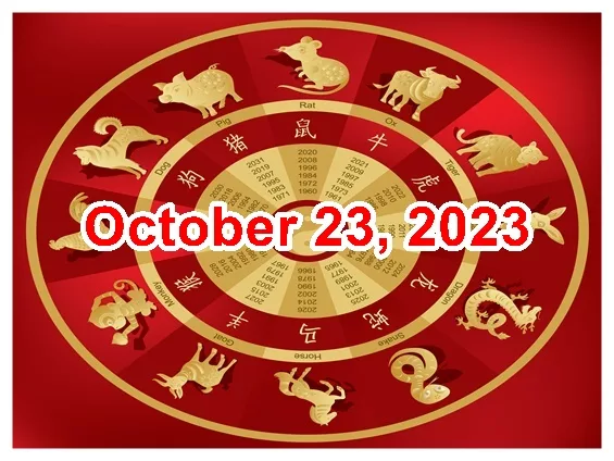 Chinese Horoscope (ENG) October 23, 2023