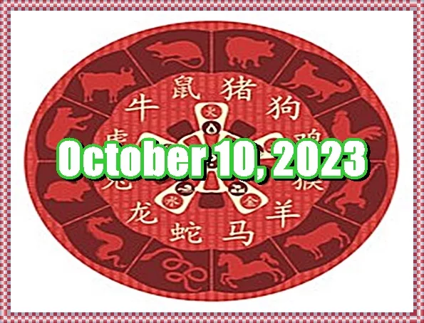 English Chinese Horoscope October 10, 2023