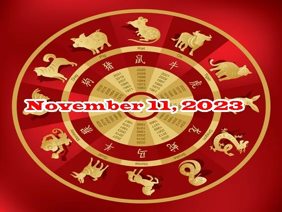 Chinese Horoscope November 11, 2023