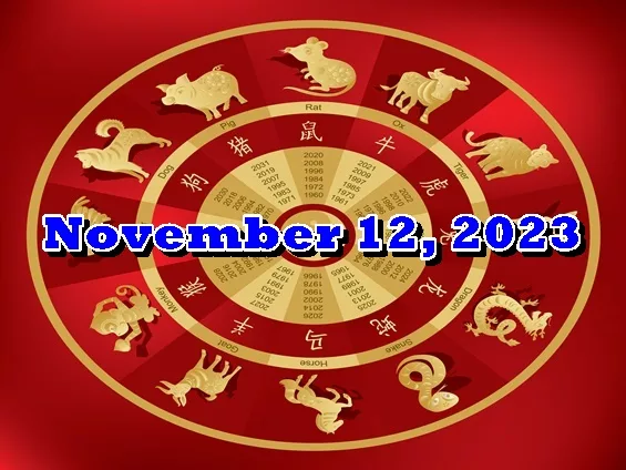 Chinese Horoscope (ENG) November 12, 2023