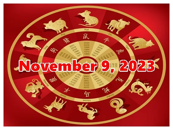 Chinese Horoscope (ENG) November 9, 2023