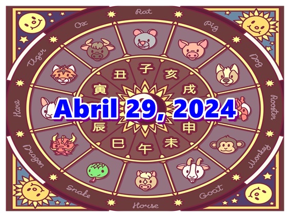 Chinese Horoscope Abril 29, 2024