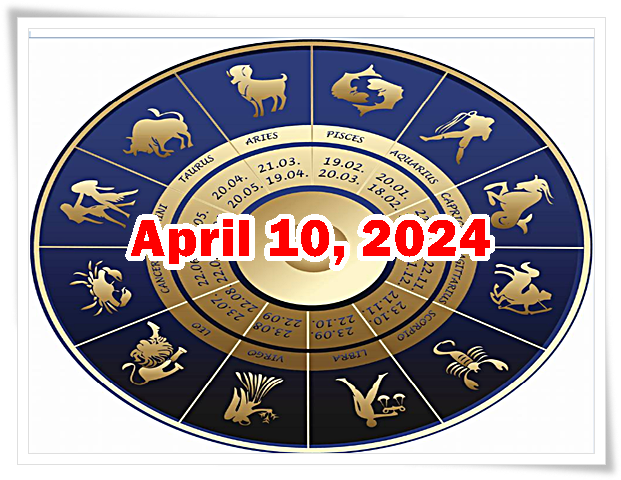 Daily English Horoscope April 10, 2024