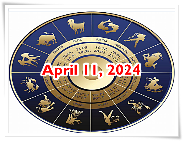 Daily English Horoscope April 11, 2024